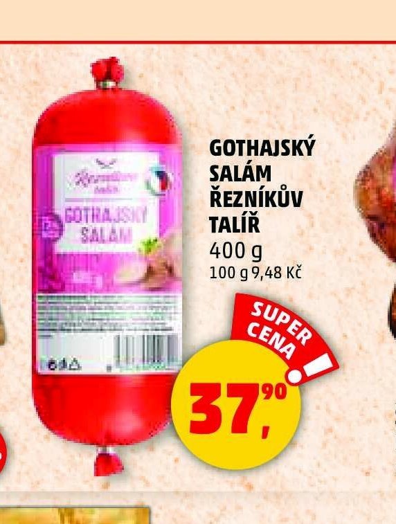 GOTHAJSKÝ SALÁM ŘEZNÍKŮV TALÍŘ
