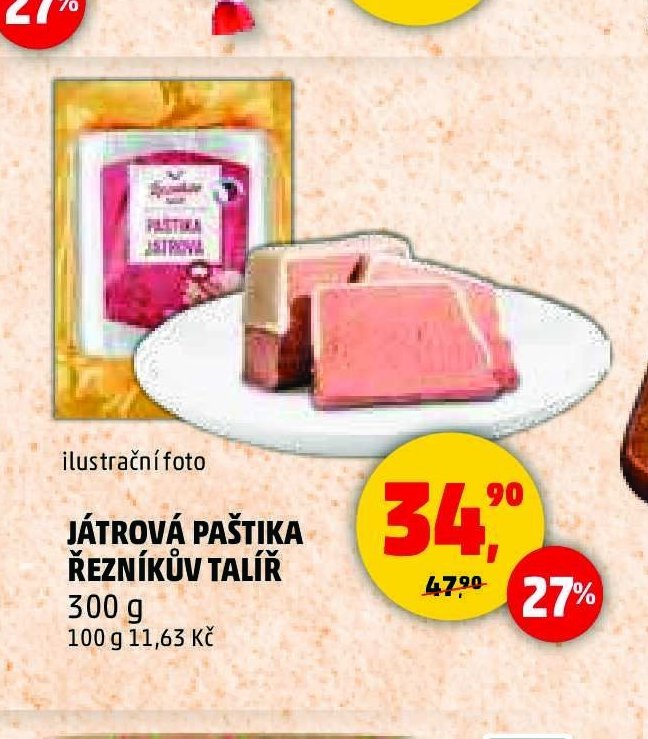 JÁTROVÁ PAŠTIKA ŘEZNÍKŮV TALÍŘ