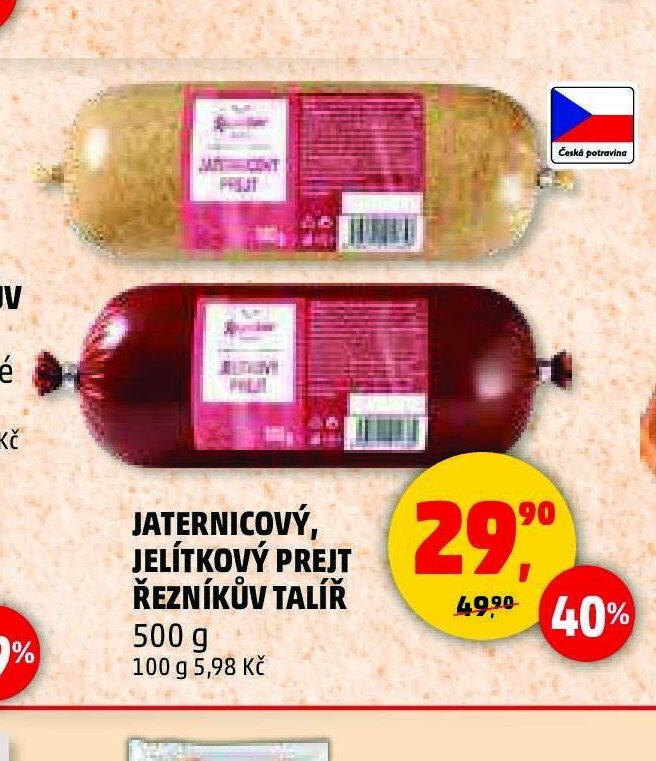JATERNICOVÝ, JELÍTKOVÝ PREJT ŘEZNÍKŮV TALÍŘ