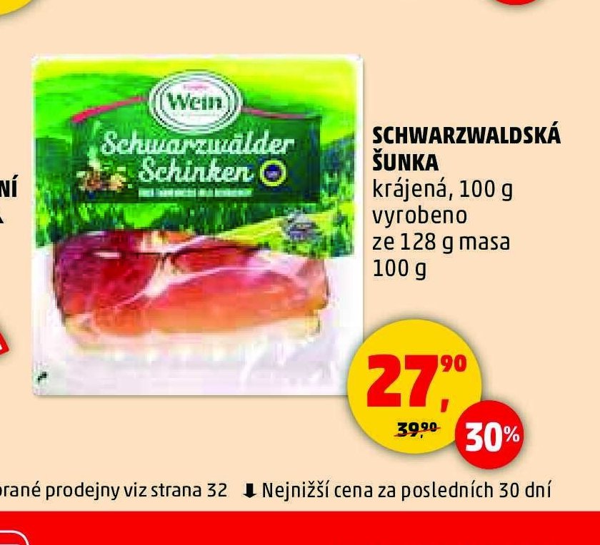 SCHWARZWALDSKÁ ŠUNKA