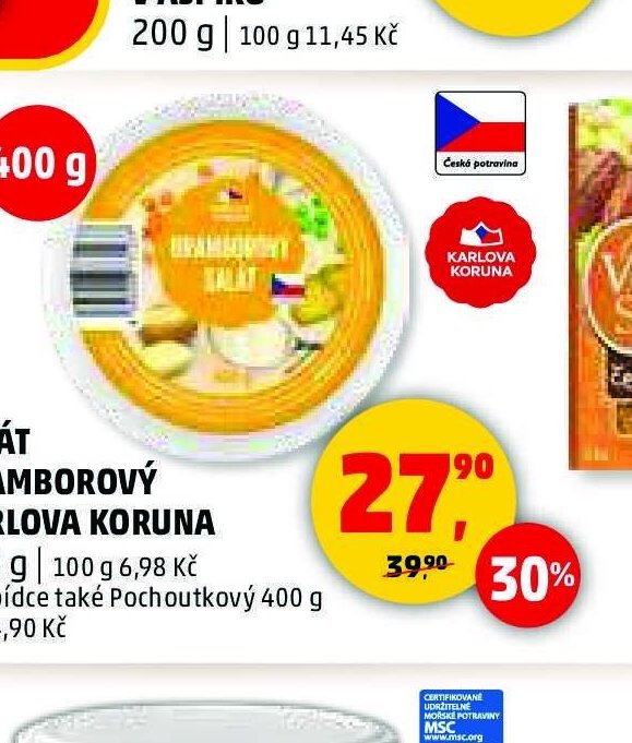 Salát bramborový Karlova Koruna