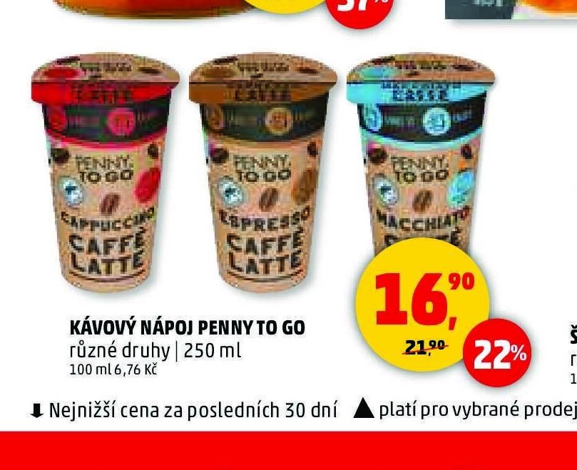Kávový nápoj Penny To Go