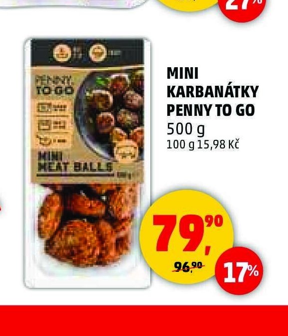Mini karbanátky Penny To Go