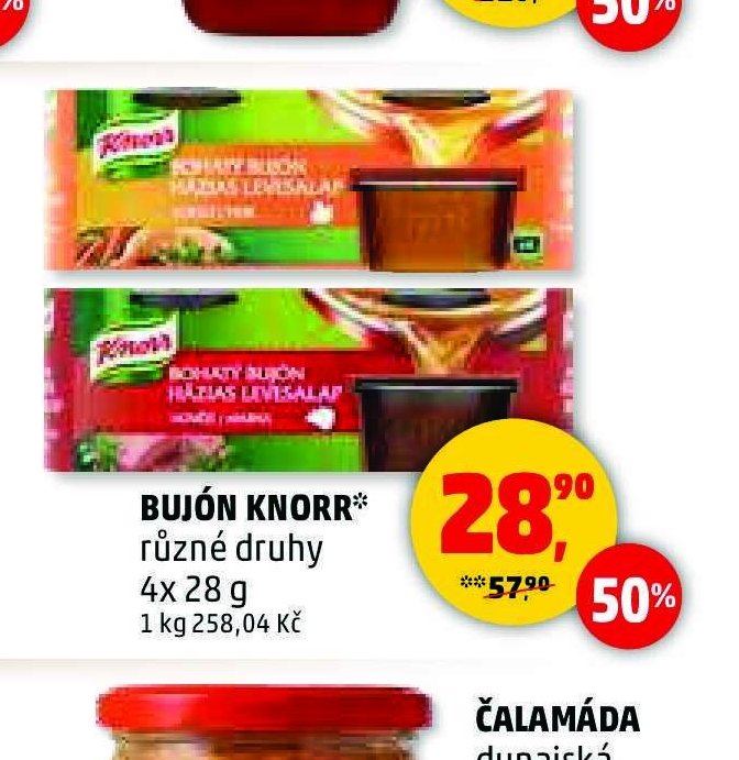 BUJÓN KNORR 4x 28 g