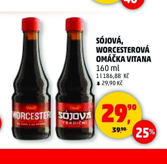 SÓJOVÁ, WORCESTEROVÁ OMÁČKA VITANA 160 ml