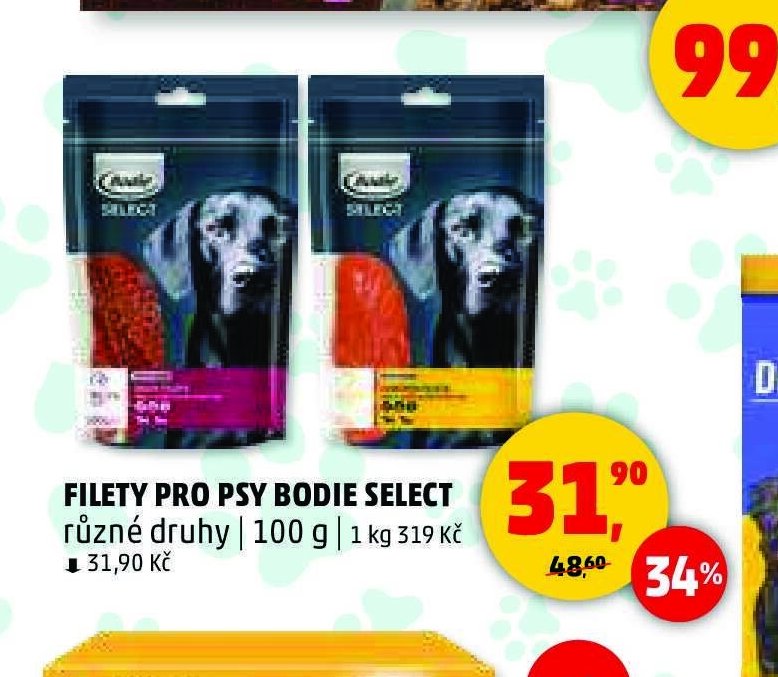 Filety pro psy Bodie Select