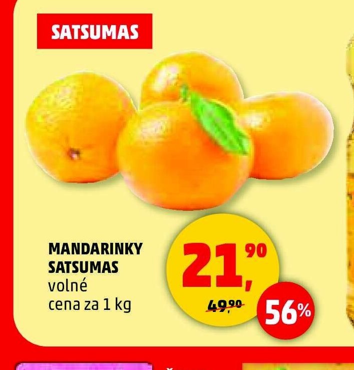 MANDARINKY SATSUMAS