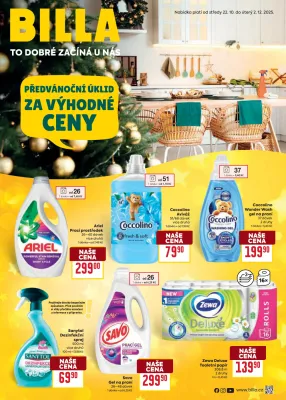 akční leták BILLA 22.10.2025-2.12.2025