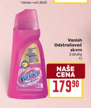 Vanish Odstraňovač skvrn