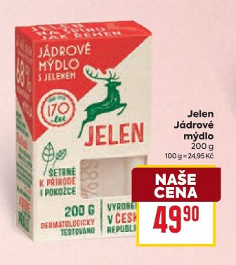 Jelen Jádrové mýdlo