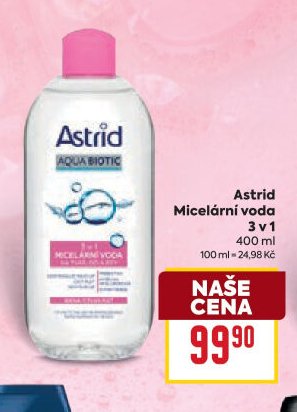Astrid Micelární voda 3v1