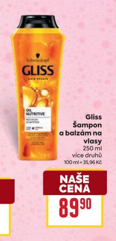 Gliss Šampon a balzám na vlasy