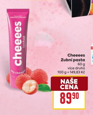 Cheeees Zubní pasta