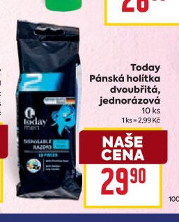 Today Pánská holítka jednorázová 10 ks