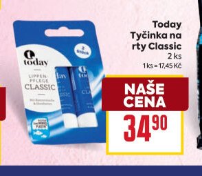 Today Tyčinka na rty Classic