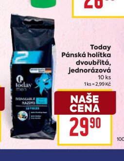 Today Pánská holítka jednorázová 10 ks