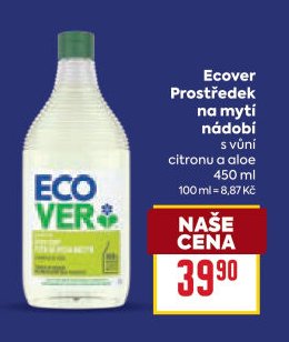 Ecover Prostředek na mytí nádobí s vůní citronu a aloe 450 ml