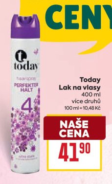 Today Lak na vlasy 400 ml