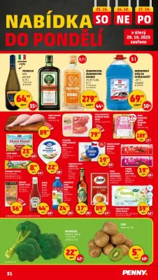 akční leták Penny Market 23.10.2025-29.10.2025
