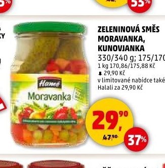 ZELENINOVÁ SMĚS MORAVANKA, KUNOVJANKA