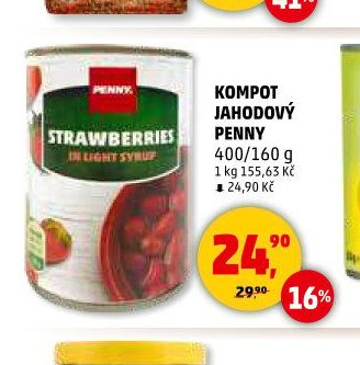 Kompot jahodový Penny