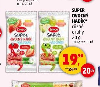 Super ovocný hadík
