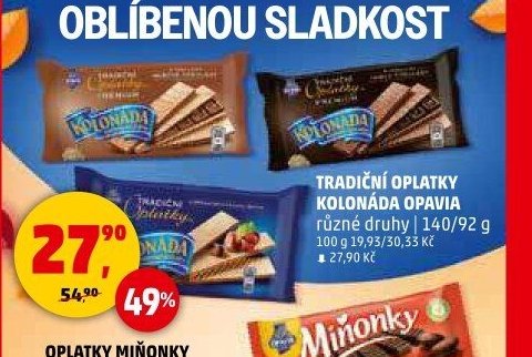 Oplatky Kolonáda Opavia
