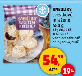 Knedlíky ovocné Karlova Koruna