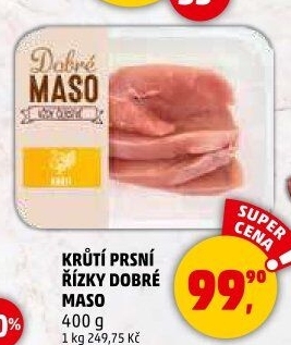 Krůtí prsní řízky Dobré maso