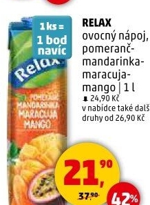 Nápoj ovocný Relax