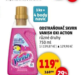 Odstraňovač skvrn gelový Vanish Oxi Action