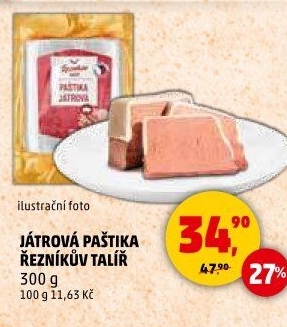 Paštika játrovka Řezníkův talíř