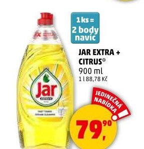 Prostředek na nádobí Extra + Jar
