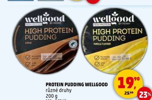 Proteinový pudink Wellgood