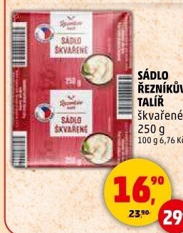 Sádlo škvařené Řezníkův talíř