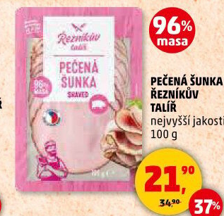 Šunka pečená nejvyšší jakosti Řezníkův talíř