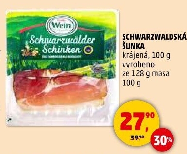 Šunka schwarzwaldská Wein