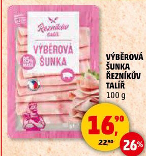 Šunka výběrová Řezníkův talíř