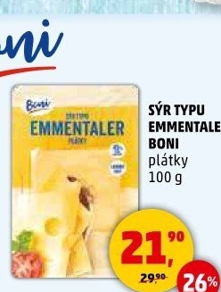 Sýr Ementál Boni