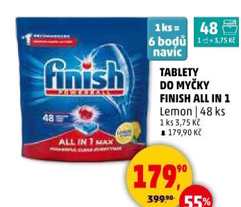 Tablety do myčky All in 1 Finish