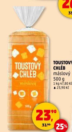 Toustový chléb Karlova Koruna