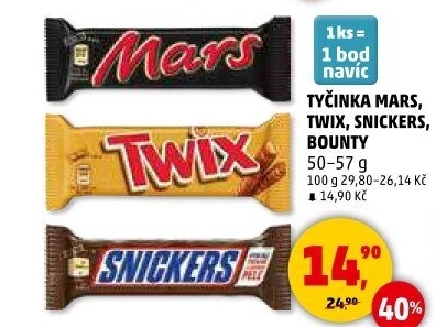 Tyčinka Twix