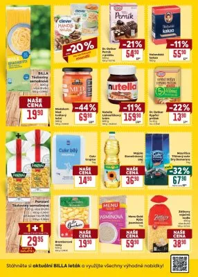 akční leták BILLA 22.10.2025-28.10.2025