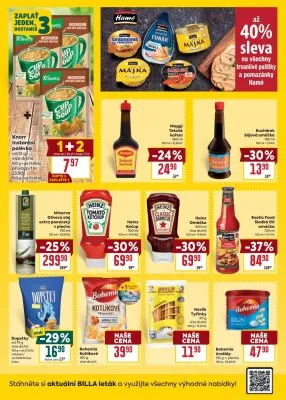 akční leták BILLA 22.10.2025-28.10.2025