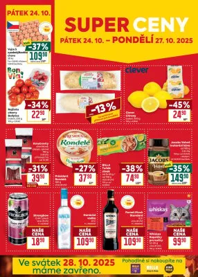 akční leták BILLA 22.10.2025-28.10.2025
