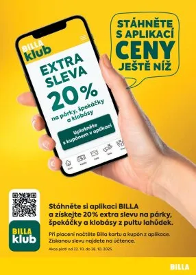 akční leták BILLA 22.10.2025-28.10.2025