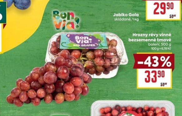 Hrozny révy vinné bezsemenné tmavé
