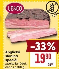 Anglická slanina LE&
