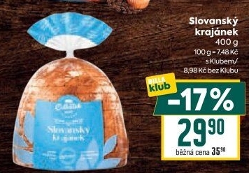 Chléb Slovanský krajánek Odkolek