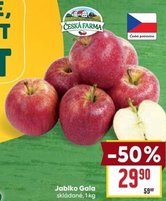 Jablka Gala Česká Farma
